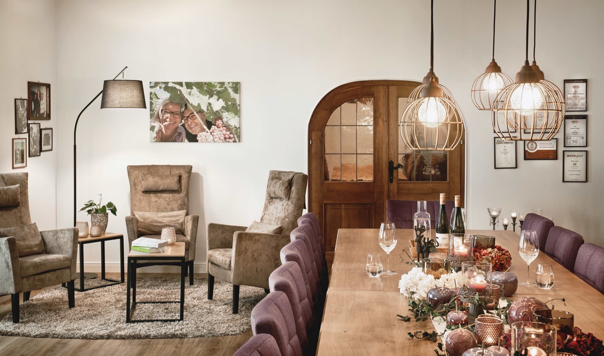 Verkostungsraum Weingut Sutter